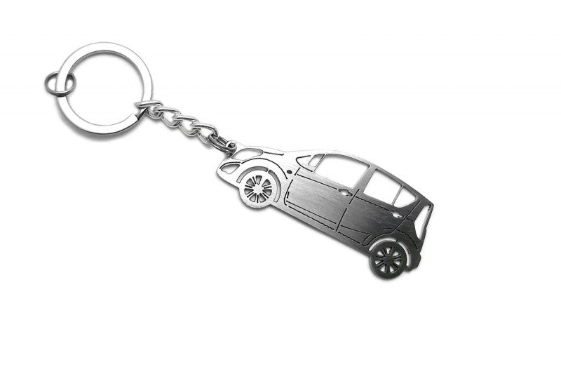 Car Keychain for Vauxhall Agila B (type STEEL) - decoinfabric