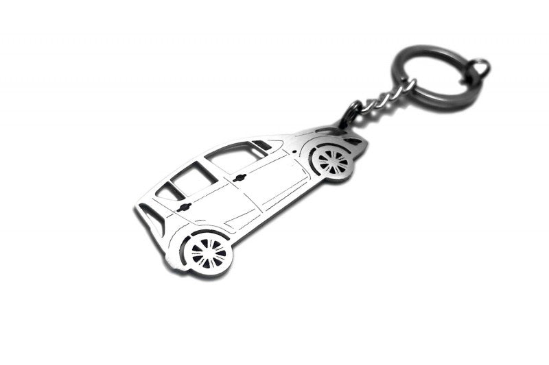 Car Keychain for Vauxhall Agila B (type STEEL) - decoinfabric
