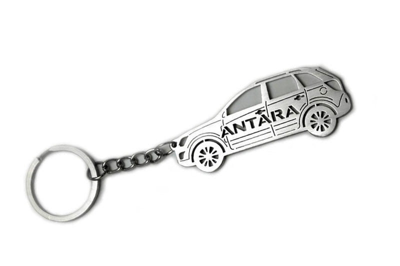 Car Keychain for Vauxhall Antara (type STEEL) - decoinfabric