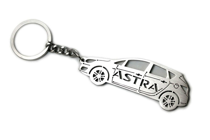 Car Keychain for Vauxhall Astra VI (type STEEL) - decoinfabric