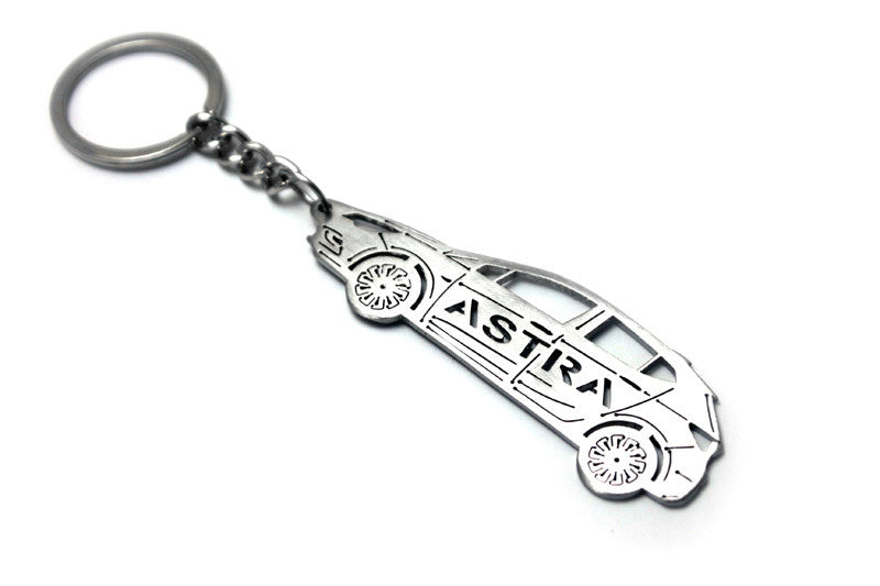 Car Keychain for Vauxhall Astra VII (type STEEL) - decoinfabric