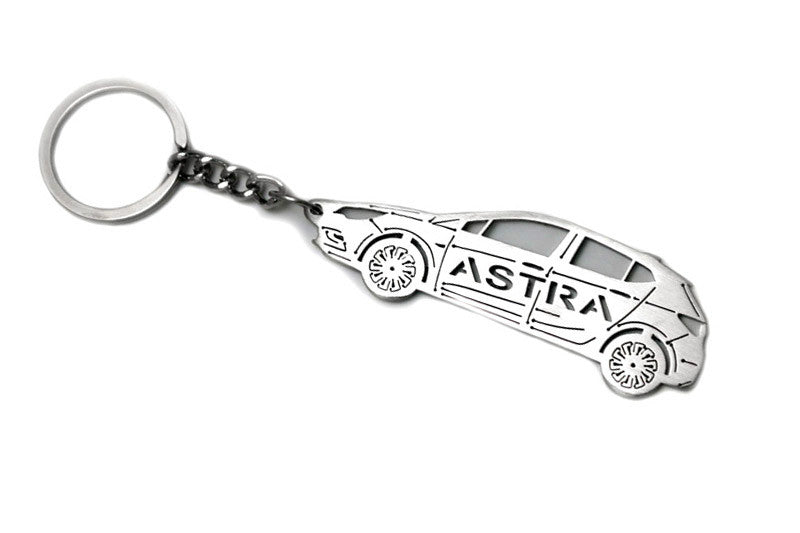 Car Keychain for Vauxhall Astra VII (type STEEL) - decoinfabric