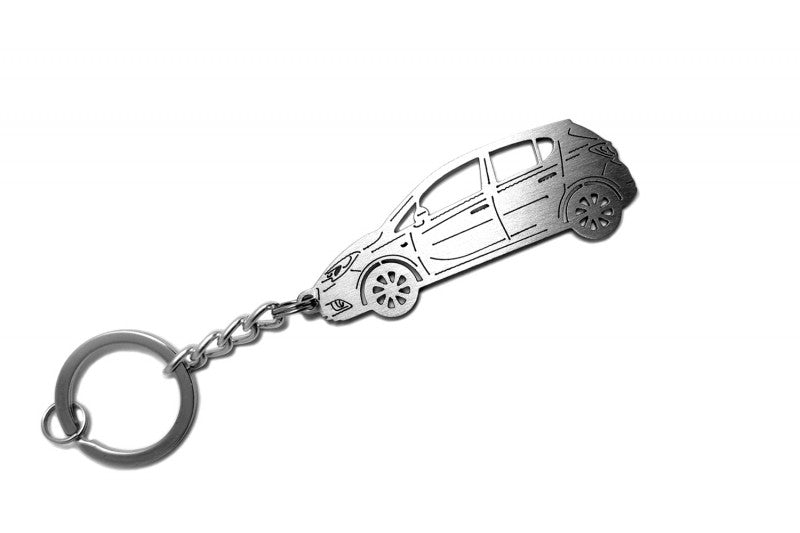Car Keychain for Vauxhall Corsa E (type STEEL) - decoinfabric