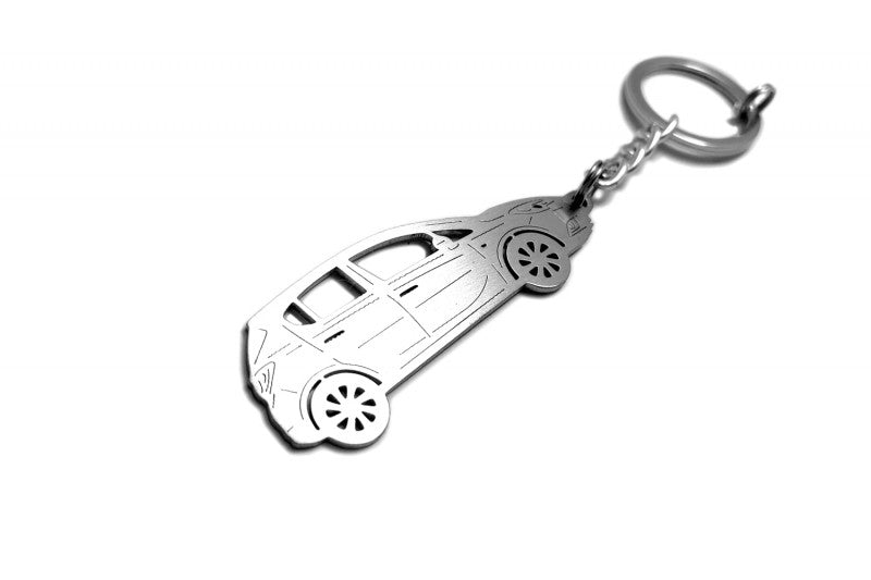 Car Keychain for Vauxhall Corsa E (type STEEL) - decoinfabric