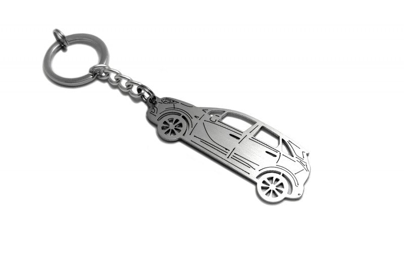 Car Keychain for Vauxhall Crossland X (type STEEL) - decoinfabric