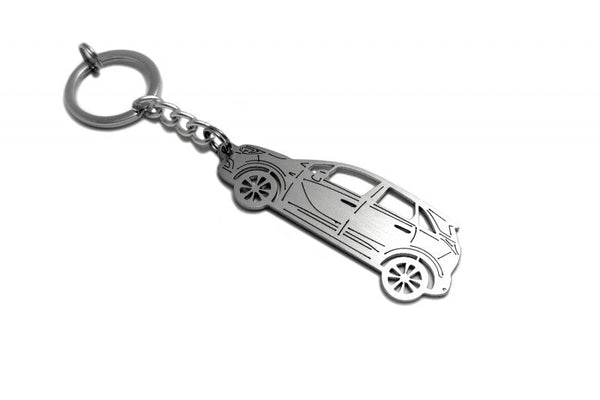 Car Keychain for Vauxhall Crossland X (type STEEL)
