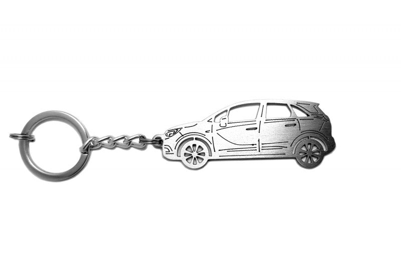 Car Keychain for Vauxhall Crossland X (type STEEL) Keychains opdesign