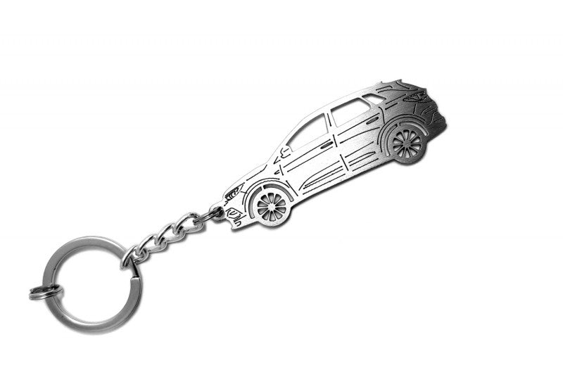 Car Keychain for Vauxhall Grandland X (type STEEL) - decoinfabric