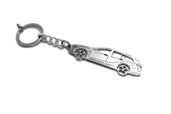 Car Keychain for Vauxhall Insignia II Sports Tourer (type STEEL)