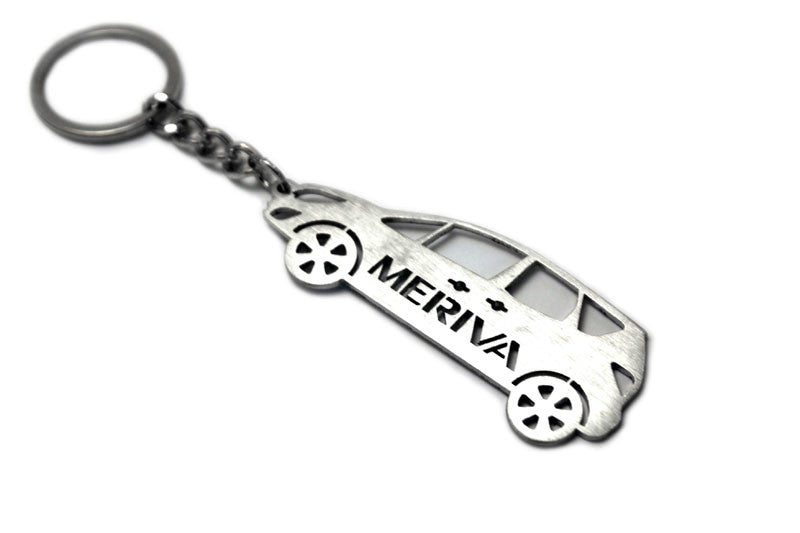 Car Keychain for Vauxhall Meriva B (type STEEL) - decoinfabric
