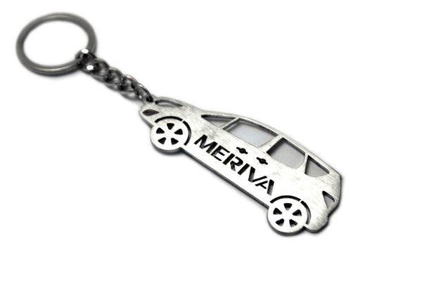 Car Keychain for Vauxhall Meriva B (type STEEL)