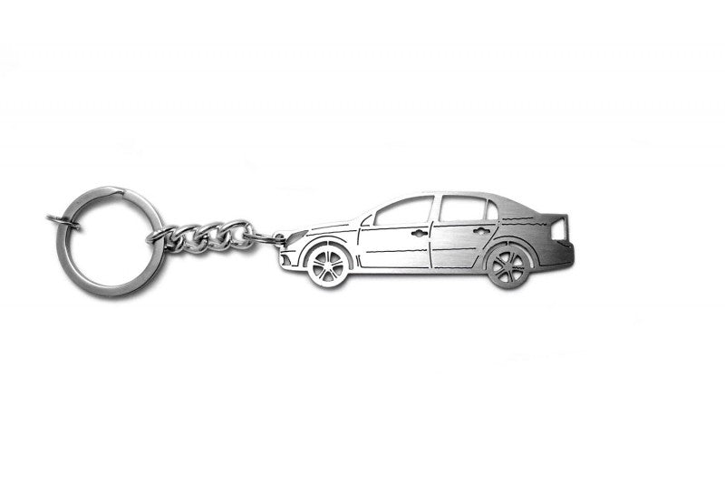 Car Keychain for Vauxhall Vectra C (type STEEL) - decoinfabric