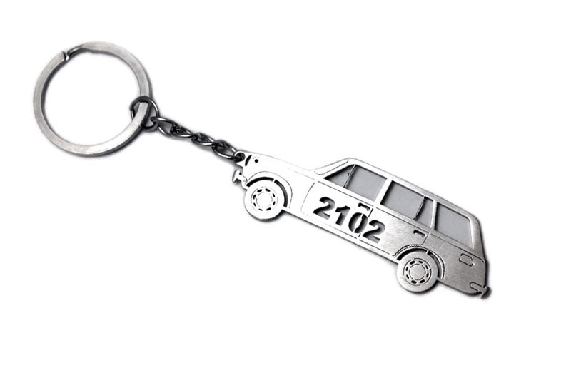Car Keychain for VAZ 2102 (type STEEL) - decoinfabric