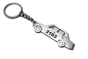 Car Keychain for VAZ 2103 (type STEEL) Keychains opdesign