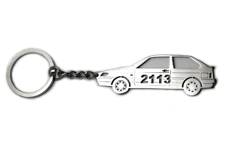 Car Keychain for VAZ 2113 3D (type STEEL) Keychains opdesign