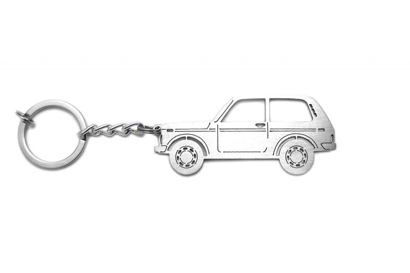 Car Keychain for VAZ Niva 2121 (type STEEL) - decoinfabric