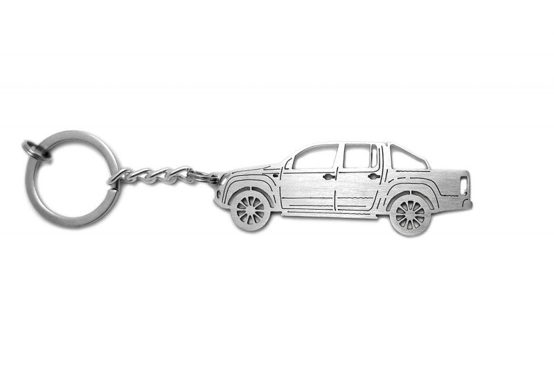 Car Keychain for Volkswagen Amarok I (type STEEL) - decoinfabric