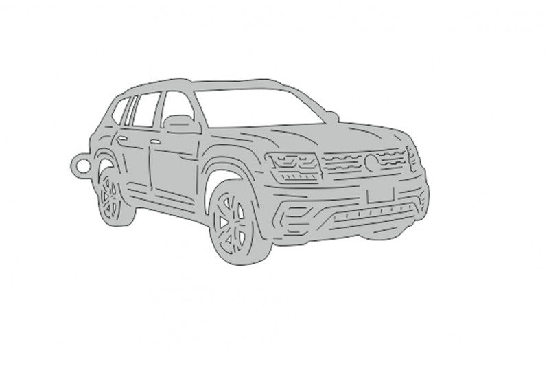 Car Keychain for Volkswagen Atlas (type 3D) Keychains opdesign