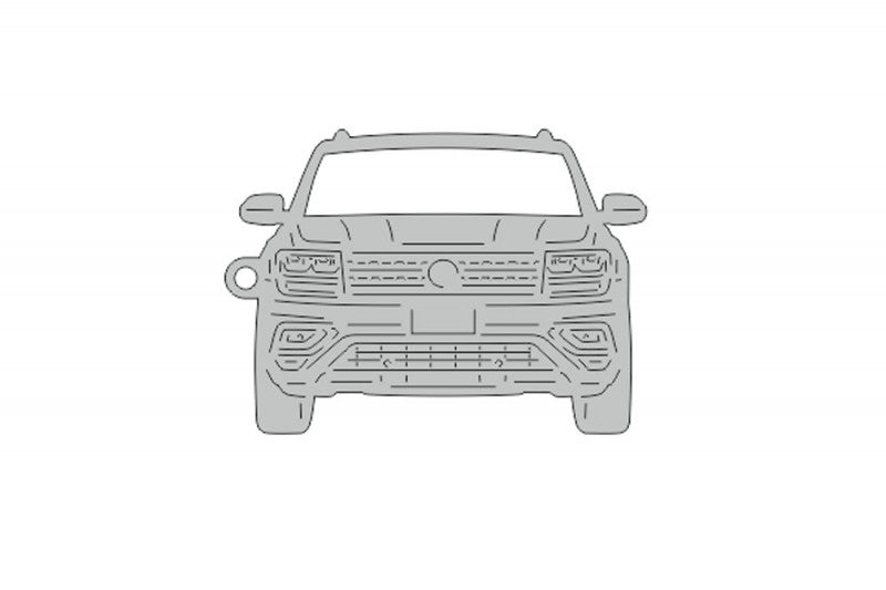 Car Keychain for Volkswagen Atlas (type FRONT) Keychains opdesign