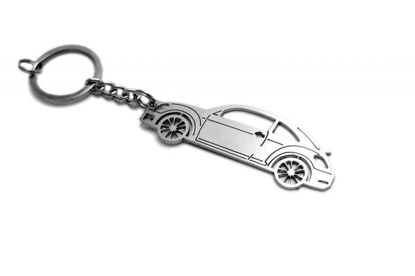 Car Keychain for Volkswagen Beetle (type STEEL) - decoinfabric