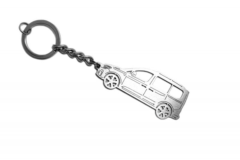 Car Keychain for Volkswagen Caddy IV (type STEEL) - decoinfabric