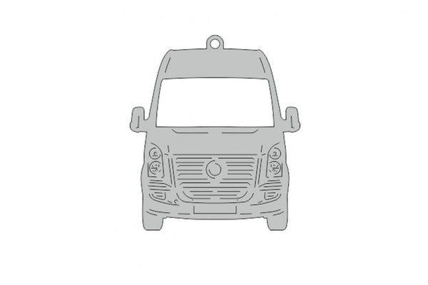 Car Keychain for Volkswagen Crafter I (type FRONT) - decoinfabric