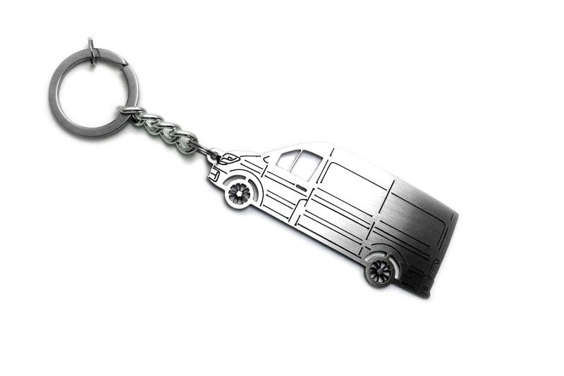 Car Keychain for Volkswagen Crafter II (type STEEL) - decoinfabric