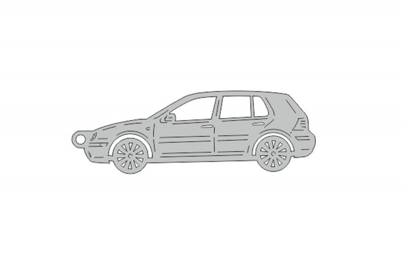Car Keychain for Volkswagen Golf IV 5D (type STEEL) Keychains opdesign