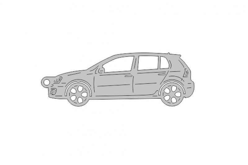 Car Keychain for Volkswagen Golf V 5D (type STEEL) Keychains opdesign
