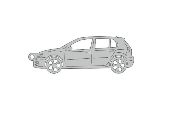 Car Keychain for Volkswagen Golf V 5D (type STEEL) - decoinfabric