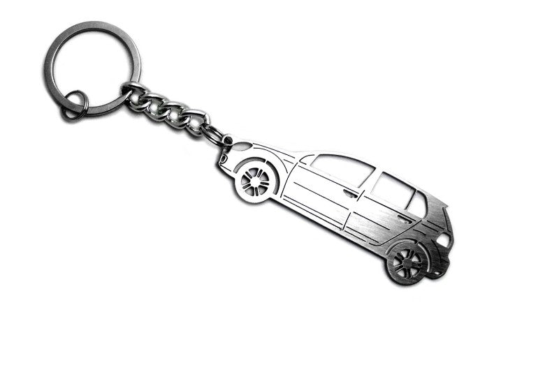Car Keychain for Volkswagen Golf VI 5D (type STEEL) - decoinfabric