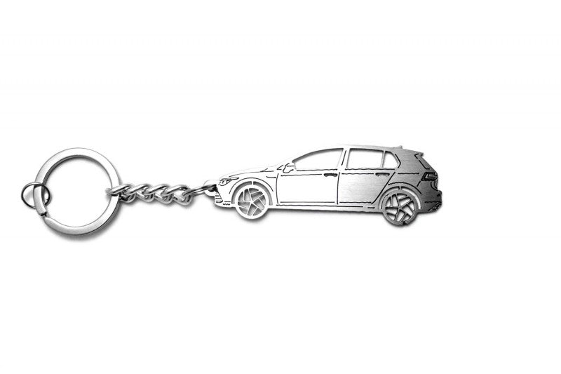 Car Keychain for Volkswagen Golf VIII 5D (type STEEL) Keychains opdesign