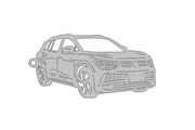 Car Keychain for Volkswagen ID.6 (type 3D) Keychains opdesign