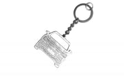 Car Keychain for Volkswagen ID.6 (type FRONT) Keychains opdesign