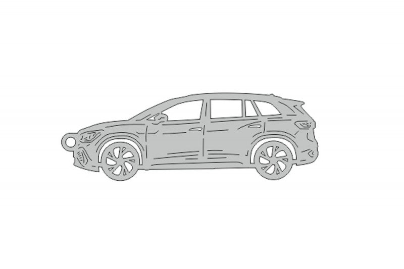 Car Keychain for Volkswagen ID.6 (type STEEL) Keychains opdesign