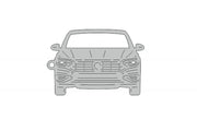 Car Keychain for Volkswagen Jetta VII (type FRONT) Keychains opdesign