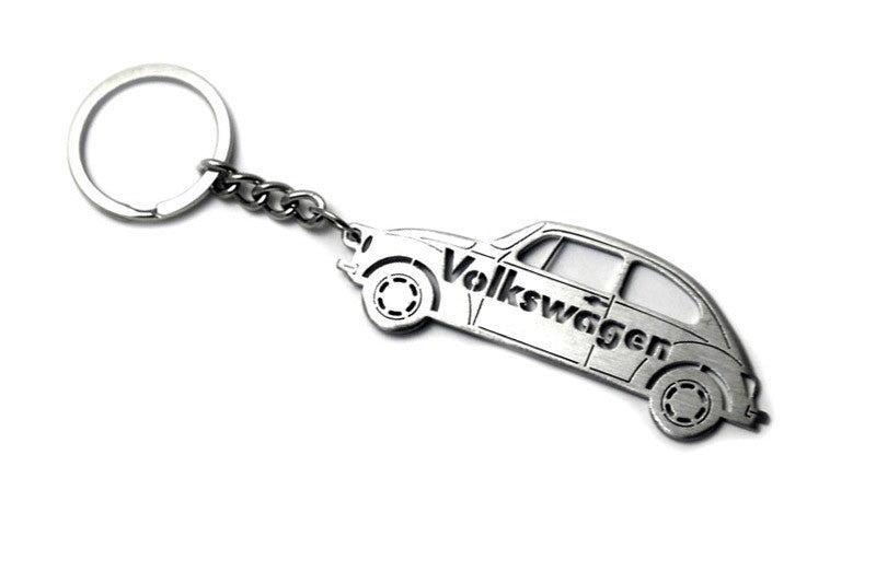 Car Keychain for Volkswagen Kafer (type STEEL) - decoinfabric