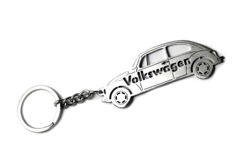 Car Keychain for Volkswagen Kafer (type STEEL) - decoinfabric