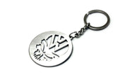 Car Keychain for Volkswagen Logo Skull (type STEEL) Keychains opdesign