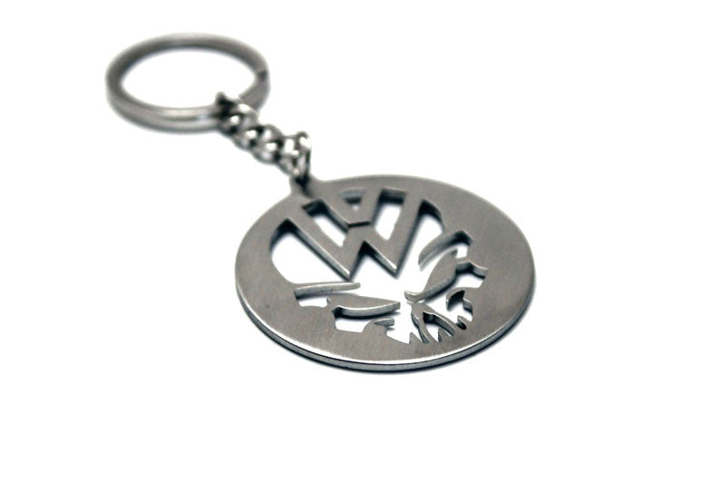 Car Keychain for Volkswagen Logo Skull (type STEEL) Keychains opdesign