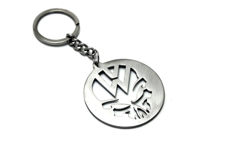 Car Keychain for Volkswagen Logo Skull (type STEEL) - decoinfabric