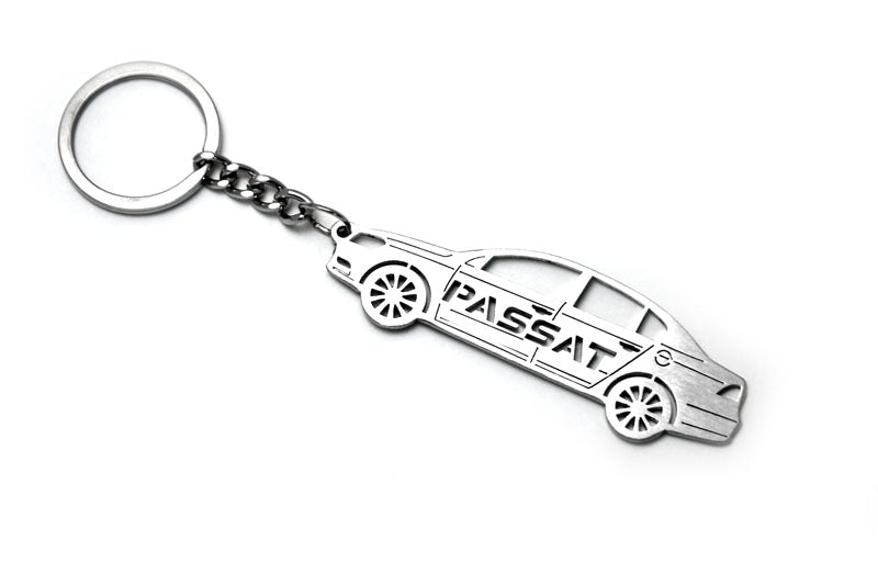 Car Keychain for Volkswagen Passat B7 4D (type STEEL) - decoinfabric