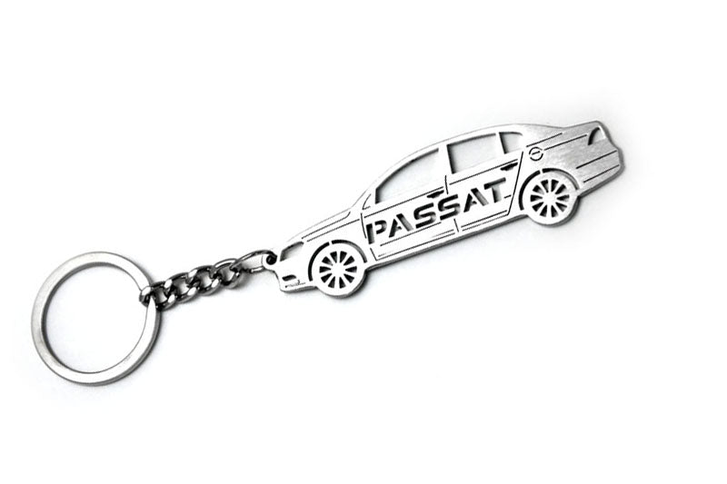 Car Keychain for Volkswagen Passat B7 4D (type STEEL) - decoinfabric