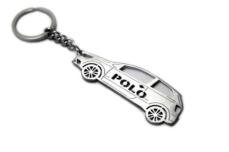 Car Keychain for Volkswagen Polo V 3D (type STEEL) - decoinfabric