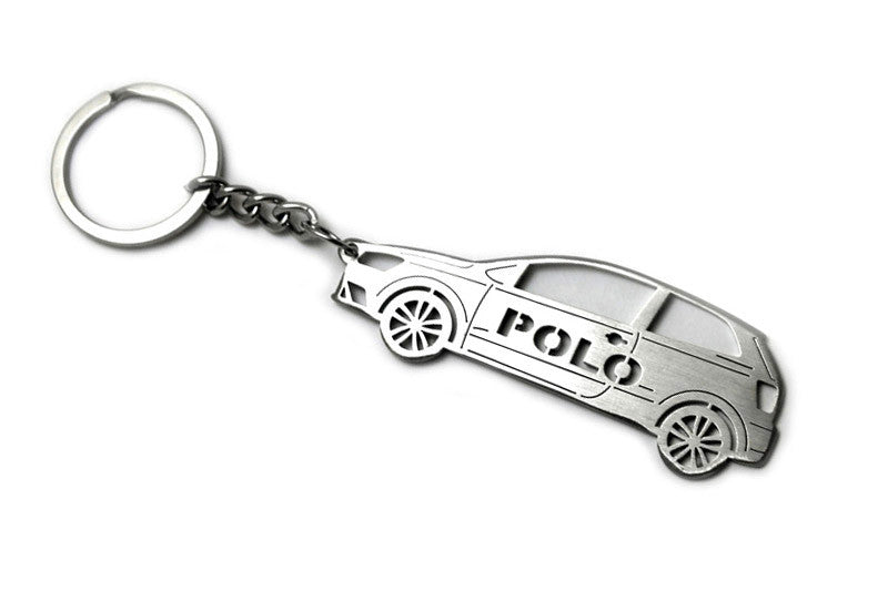 Car Keychain for Volkswagen Polo V 3D (type STEEL) - decoinfabric