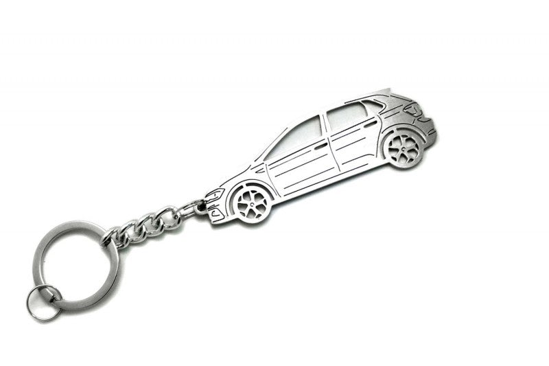 Car Keychain for Volkswagen Polo VI 5D (type STEEL) - decoinfabric