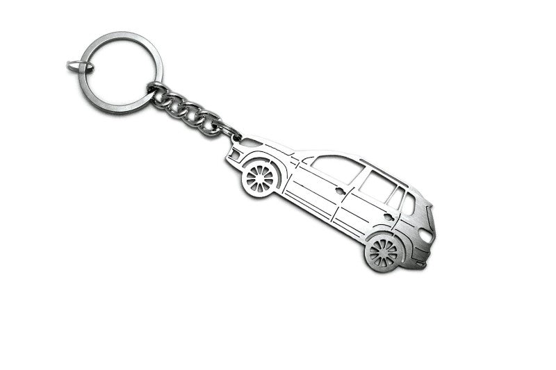 Car Keychain for Volkswagen Tiguan I (type STEEL) - decoinfabric