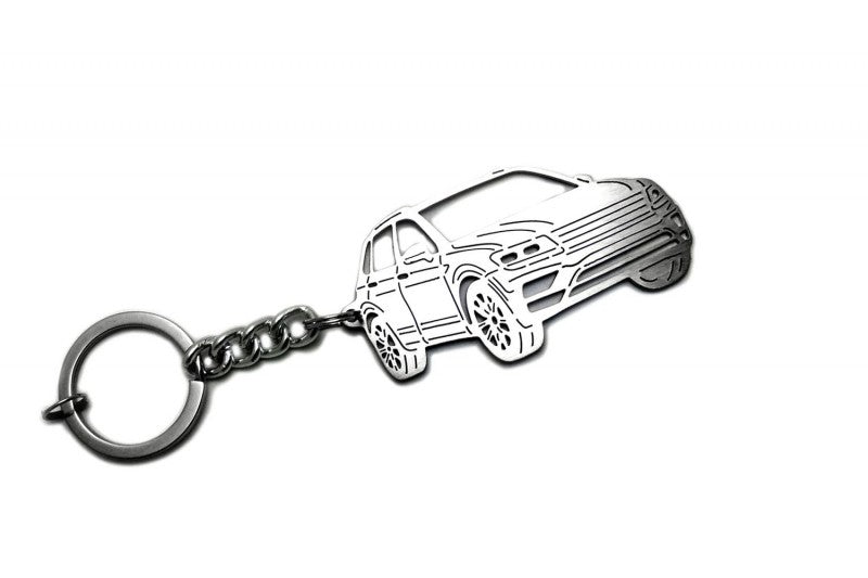 Car Keychain for Volkswagen Tiguan II (type 3D) - decoinfabric