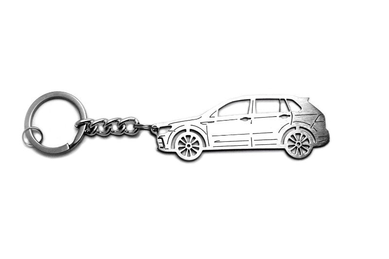 Car Keychain for Volkswagen Tiguan II (type STEEL) - decoinfabric