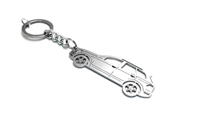 Car Keychain for Volkswagen Touareg II (type STEEL) - decoinfabric